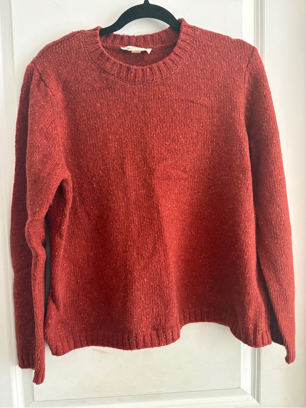 Seasalt Cornwall Dawson Pick Jumper Chunky Knit Rust Terracotta US 16